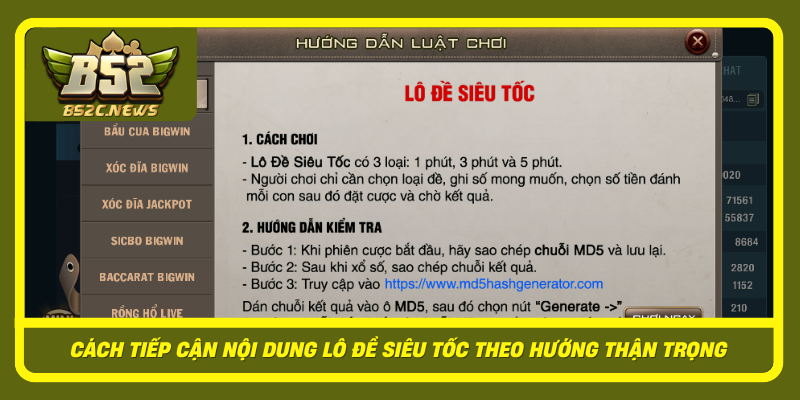 Cach Tiep Can Noi Dung Lo De Sieu Toc Theo Huong Than Trong