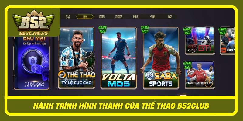 Thể Thao B52Club - Toàn Cảnh Cá Cược Thể Thao Trực Tuyến 1 Hanh Trinh Hinh Thanh Cua The Thao B52Club