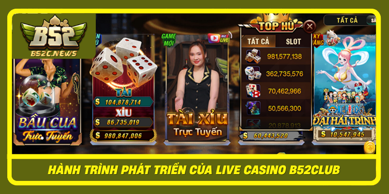 Hanh Trinh Phat Trien Cua Live Casino B52Club