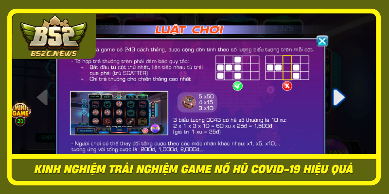 Kinh Nghiem Trai Nghiem Game No Hu Covid 19 Hieu Qua