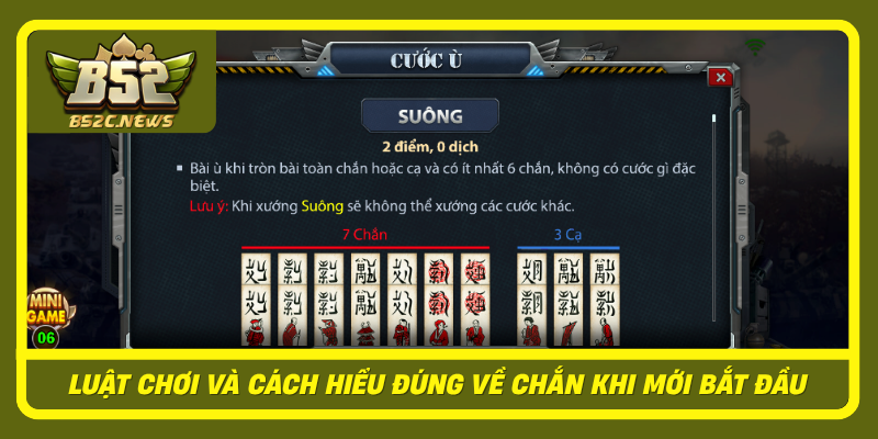 Luat Choi Va Cach Hieu Dung Ve Chan Khi Moi Bat Dau