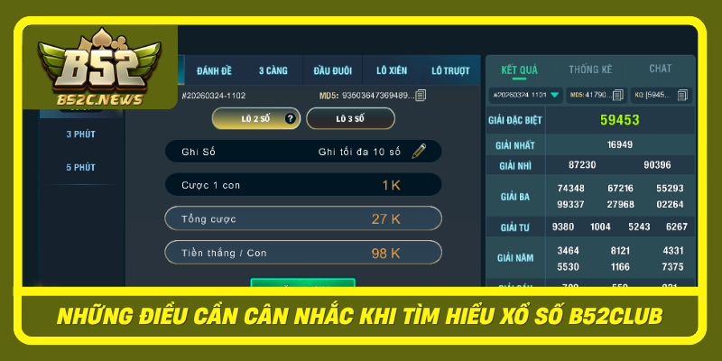 Xổ Số B52Club Và Những Điều Người Dùng Cần Cân Nhắc 2 Nhung Dieu Can Can Nhac Khi Tim Hieu Xo So B52Club