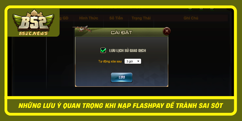 Nhung Luu Y Quan Trong Khi Nap Flashpay De Tranh Sai Sot